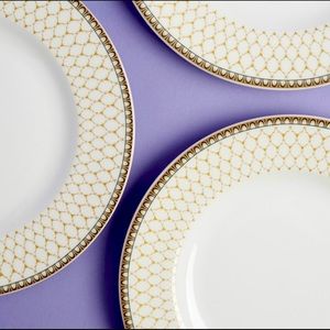 Halcyon Days Antler Trellis Dessert Plates